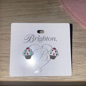 NWT Brighton Cupcake Stud Earrings